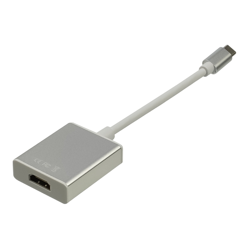 Адаптер переходник Type-C - HDMI белый