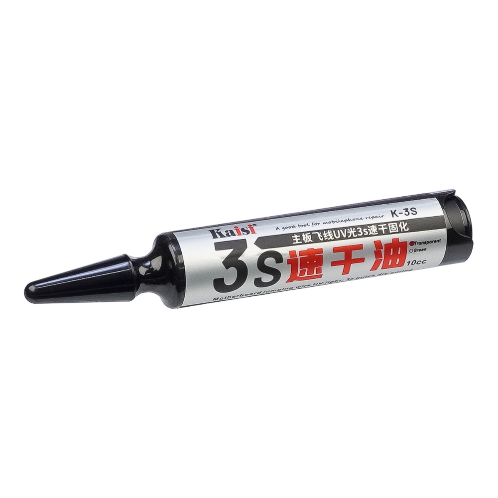 Лак изоляционный Kaisi K-3S UV быстросохнущий, в шприце, 10 ml