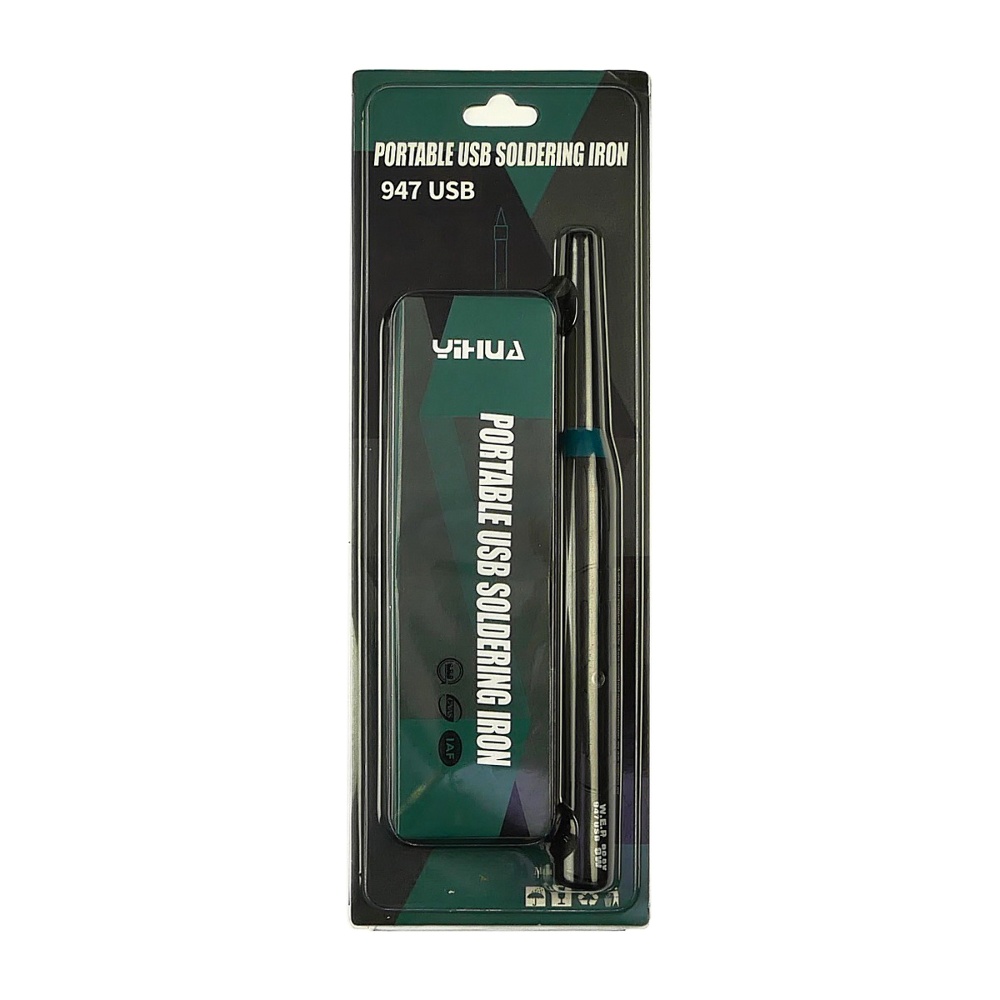 Паяльник WEP 947 USB портативный с подставкой (питание от USB 5V, 9W, t 500 гр C)