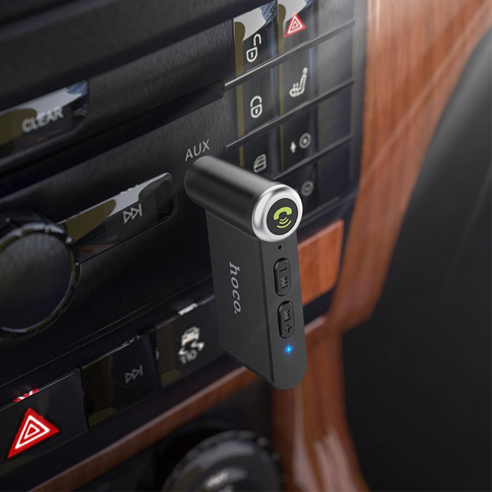 Автомобильный Bluetooth адаптер Hoco E58 чёрный