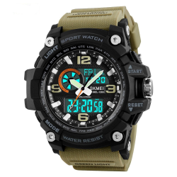 Skmei 1283 Black-Khaki Wristband. Skmei 1283 Black-Khaki Wristband.