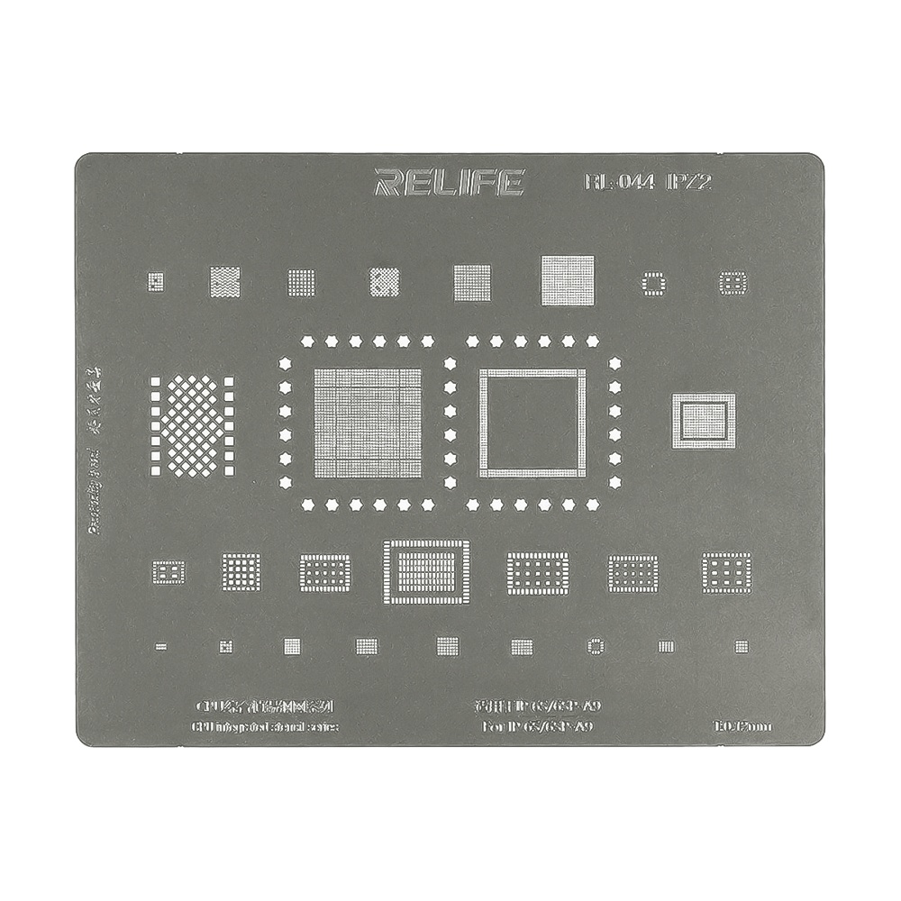 Трафарет BGA Relife RL-044 IPZ2 (A9) для iPhone 6S/6S Plus