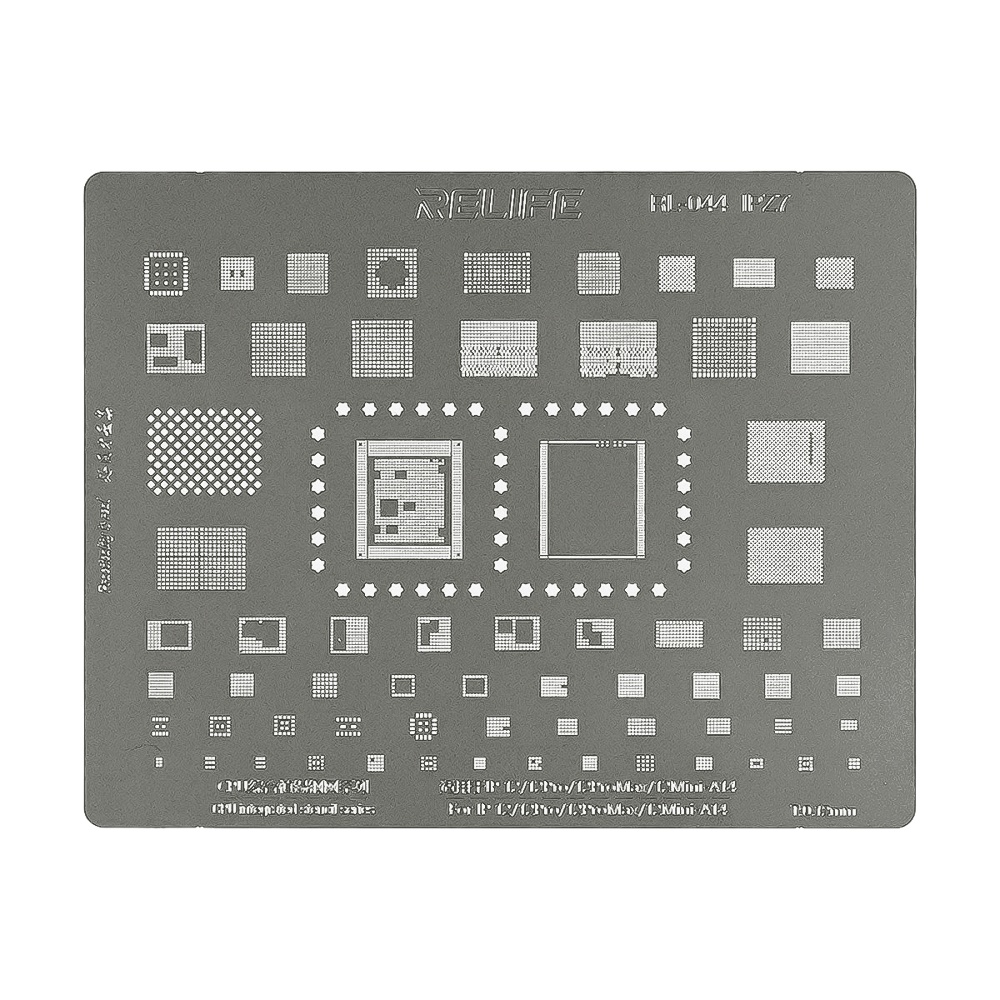 Трафарет BGA Relife RL-044 IPZ7 (A14) для iPhone 12/ 12 Mini/ 12 Pro/ 12 Pro Max