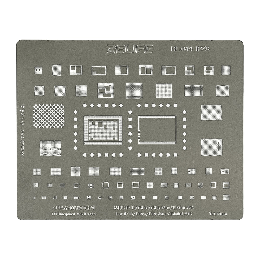 Трафарет BGA Relife RL-044 IPZ8 (A15) для iPhone 13/ 13 Mini/ 13 Pro/ 13 Pro Max