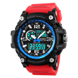 Skmei 1283 Black-Blue-Red Wristband Skmei 1283 Black-Blue-Red Wristband