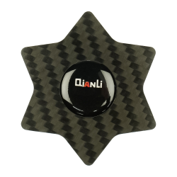 Карта пластиковая QianLi Carbon Fiber E, звезда шестиугольная, для разборки Карта пластиковая QianLi Carbon Fiber E, звезда шестиугольная, для разборки