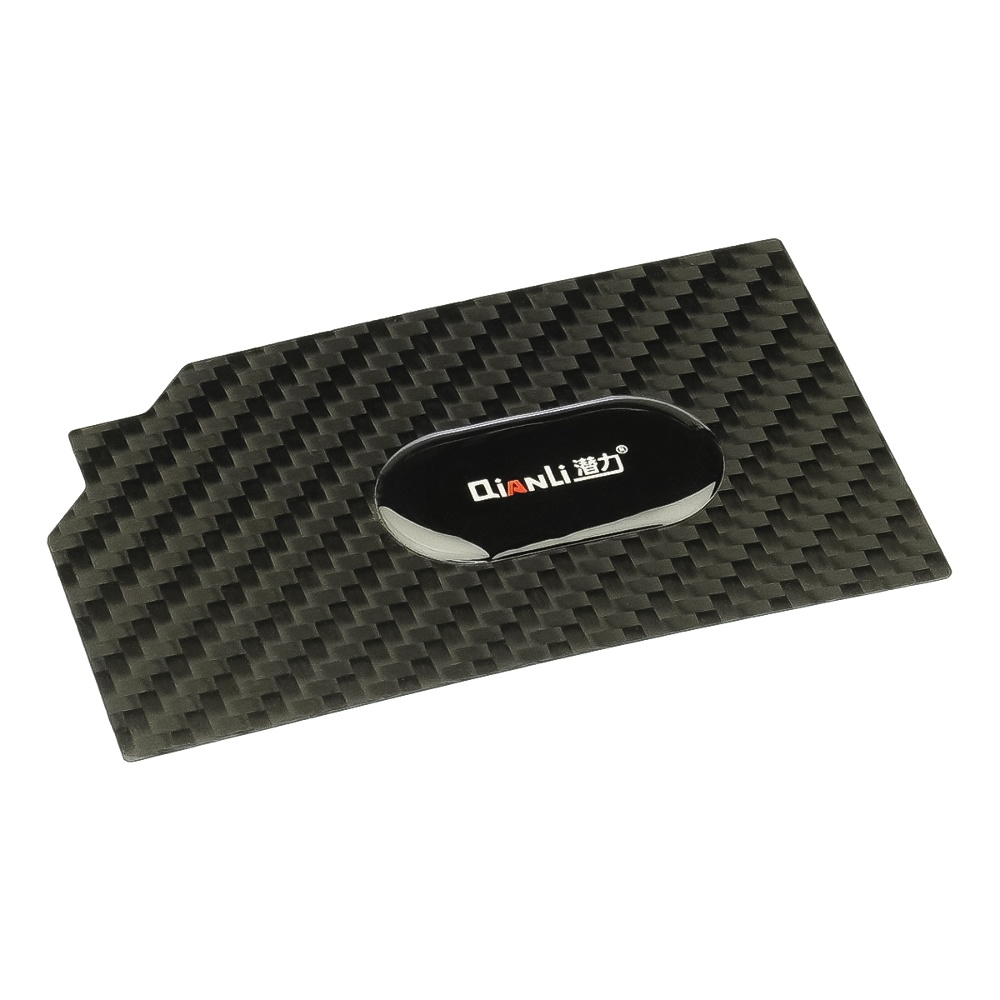 Карта пластиковая QianLi Carbon Fiber Reinforced Corner Style (90 x 54 x 0.23 мм)