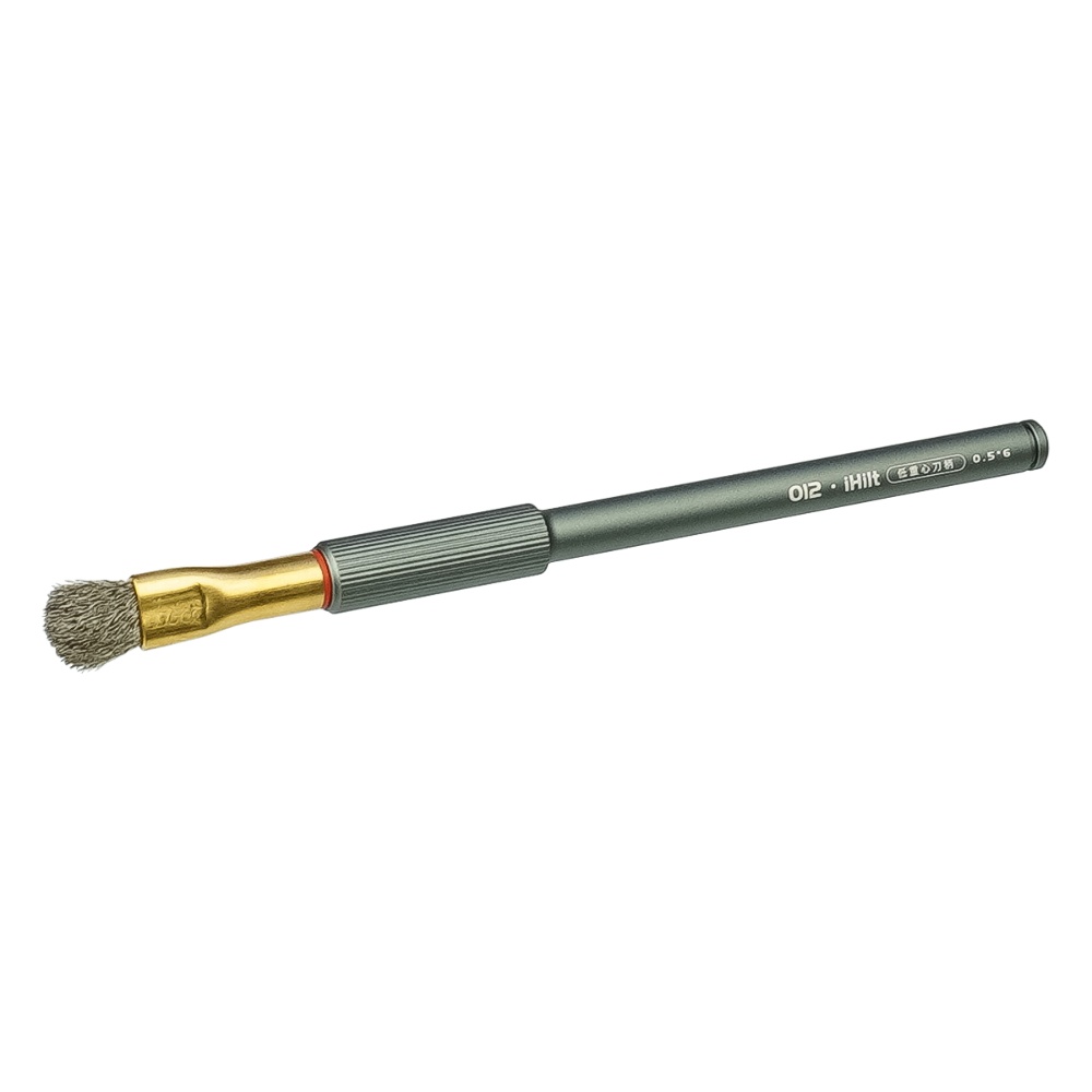 Щётка проволочная QianLi Steel Brush, стальная, с алюминиевой ручкой 012 iHilt