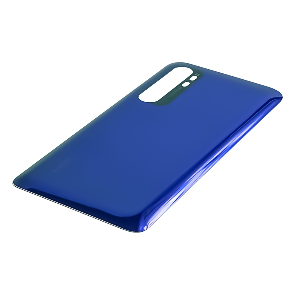 Заднее стекло корпуса для Xiaomi Mi Note 10 Lite Nebula Purple (синее)
