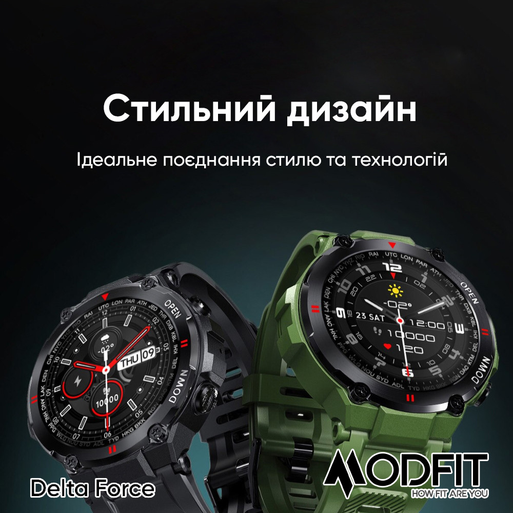Modfit Delta Force Grey 36 мм.