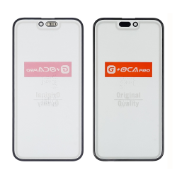 Стекло тачскрина с OCA плёнкой для Apple iPhone 15 Plus чёрное G+OCA Pro