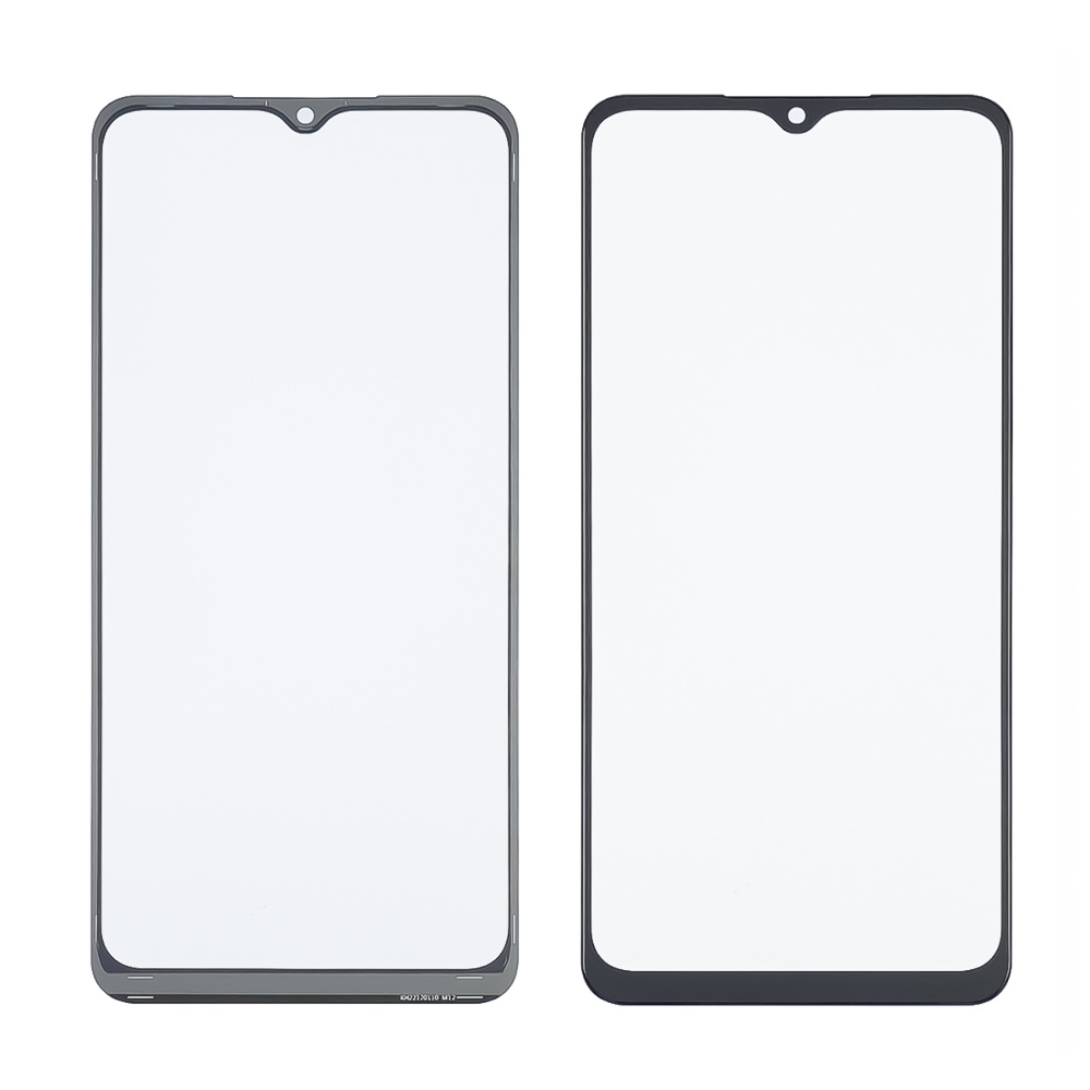 Стекло тачскрина с OCA плёнкой для Samsung A326 Galaxy A32 (5g) чёрное с олеофобным покрытием, закалённое