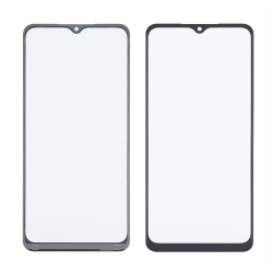 Стекло тачскрина с OCA плёнкой для Samsung A326 Galaxy A32 (5g) чёрное с олеофобным покрытием, закалённое