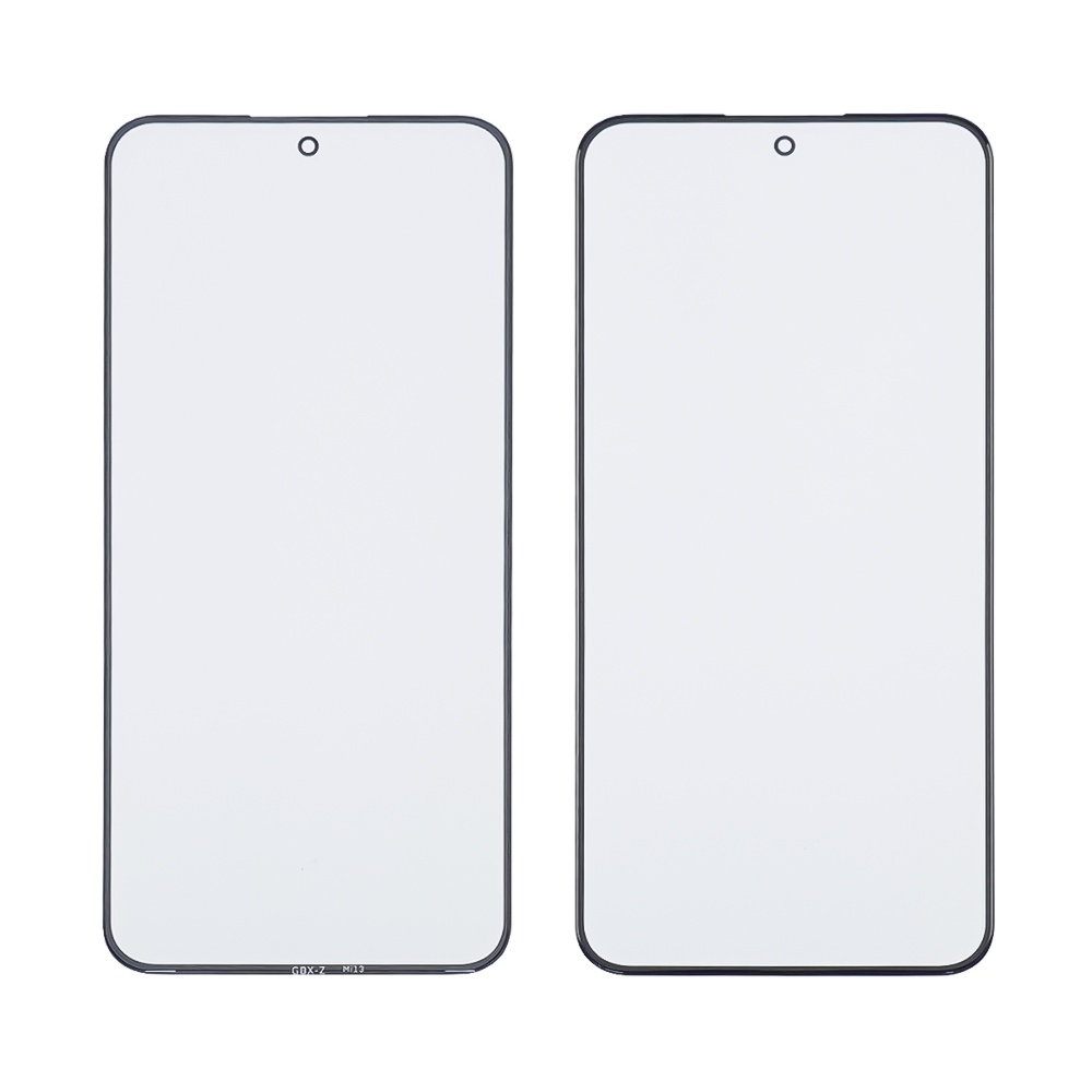 Стекло тачскрина с OCA плёнкой для Xiaomi 13 чёрное с олеофобным покрытием, закалённое