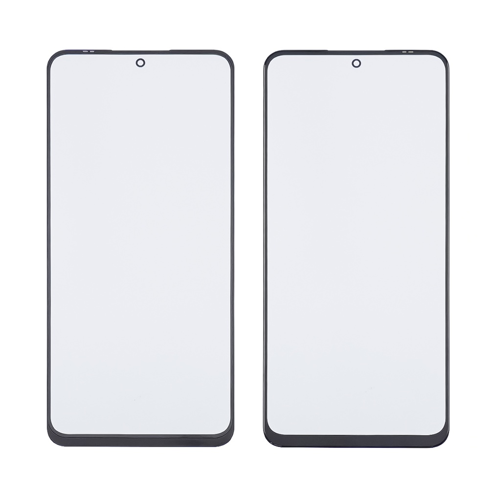 Стекло тачскрина с OCA плёнкой для Xiaomi Poco X5 (5G) чёрное с олеофобным покрытием, закалённое