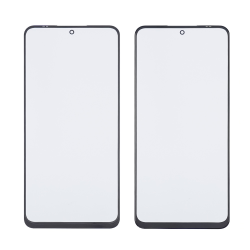 Стекло тачскрина с OCA плёнкой для Xiaomi Poco X5 (5G) чёрное с олеофобным покрытием, закалённое