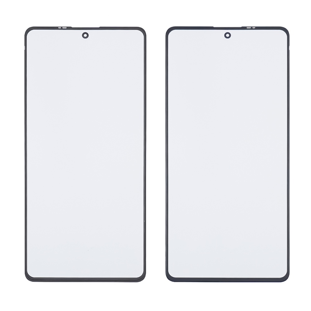 Стекло тачскрина с OCA плёнкой для Xiaomi Redmi 12 чёрное с олеофобным покрытием, закалённое
