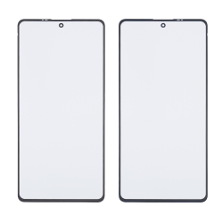 Стекло тачскрина с OCA плёнкой для Xiaomi Redmi 12 чёрное с олеофобным покрытием, закалённое