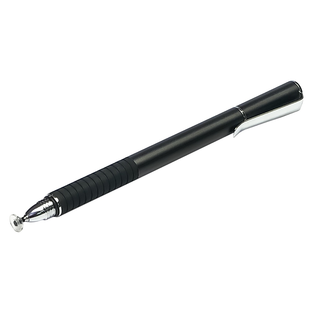 Стилус ёмкостный, высокоточный, Jot Pro двусторонний, алюминиевый, с креплением, чёрный
