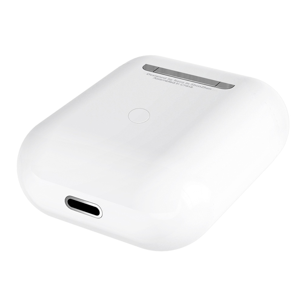 Беспроводные TWS наушники Hoco EW01 Plus вкладыши с беспроводной зарядкой white