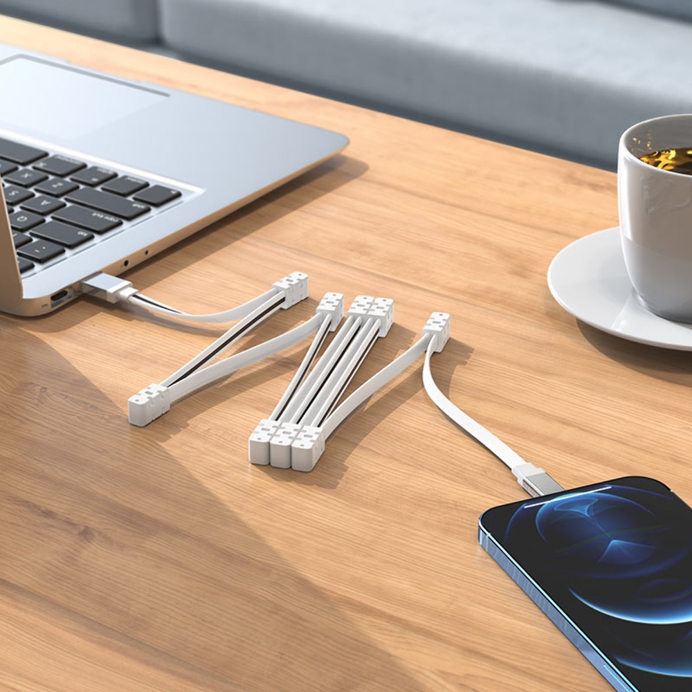 Кабель Hoco U103 USB to Lightning 1m white