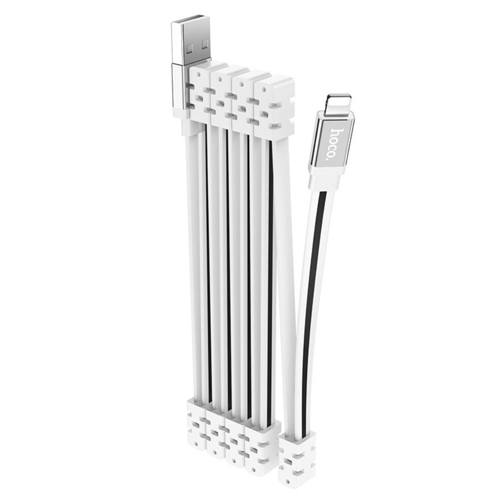 Кабель Hoco U103 USB to Lightning 1m white