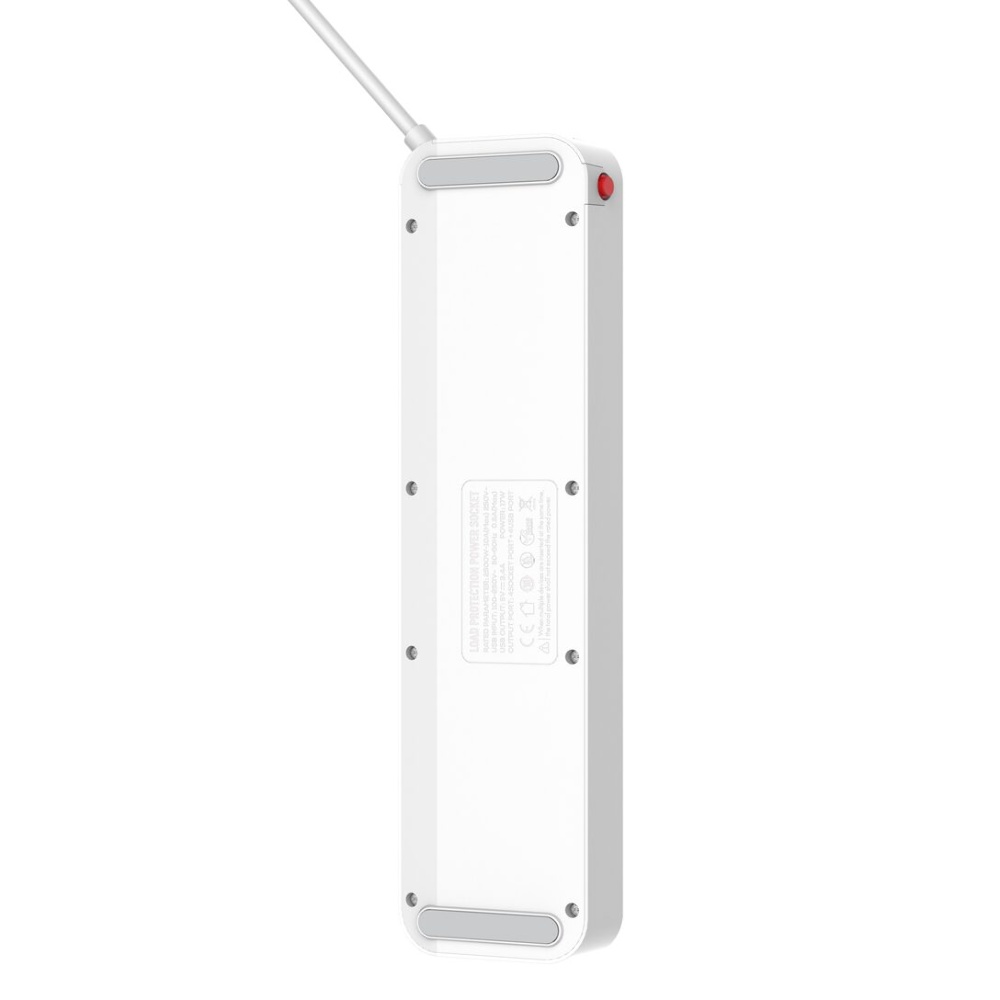 Сетевое зарядное устройство удлинитель Ldnio SC4408EU 4 USB 4 розетки 2m белый