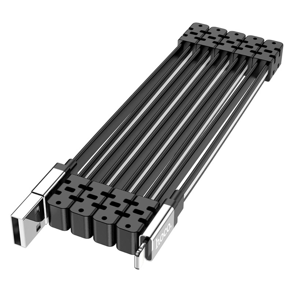 Кабель Hoco U103 USB to Lightning 1m black