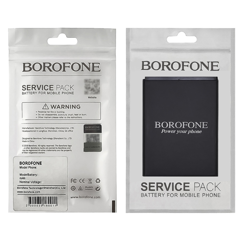 Аккумулятор Borofone EB494358VU для Samsung S5830/ S5660/ S5670/ S5839/ S6102/ S6500/ S6802/ S7250/ S7500