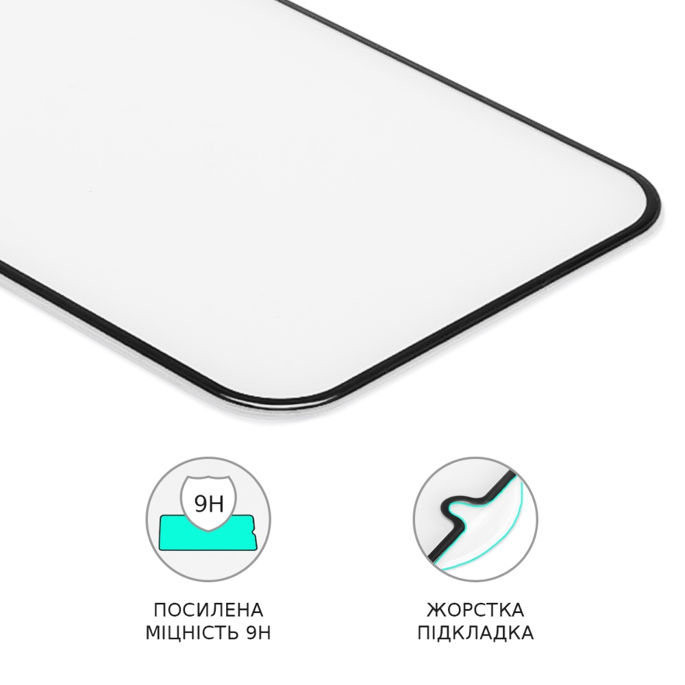 Защитное стекло для Apple iPhone XS Max/ 11 Pro Max (0.3 мм, 4D ARC чёрное) Люкс