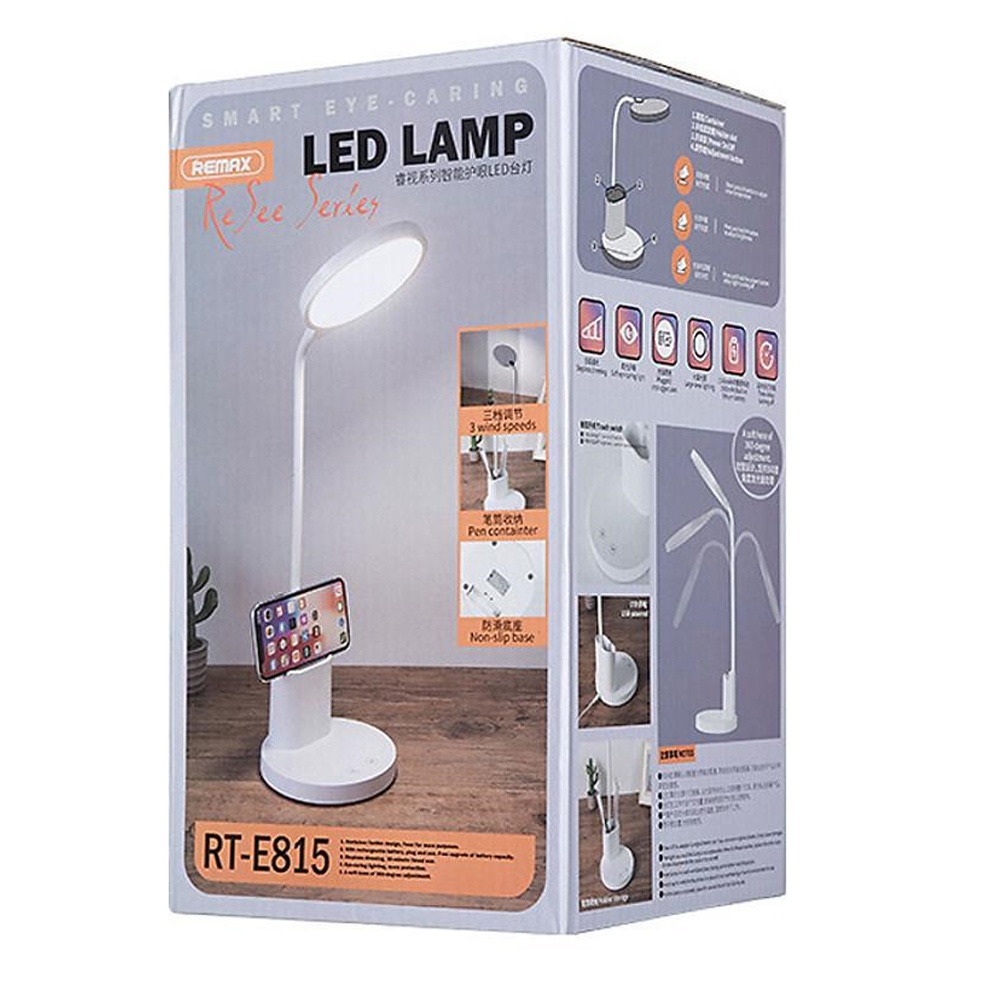 Настольная USB LED лампа Remax RT-E815 гибкая с аккумулятором белая