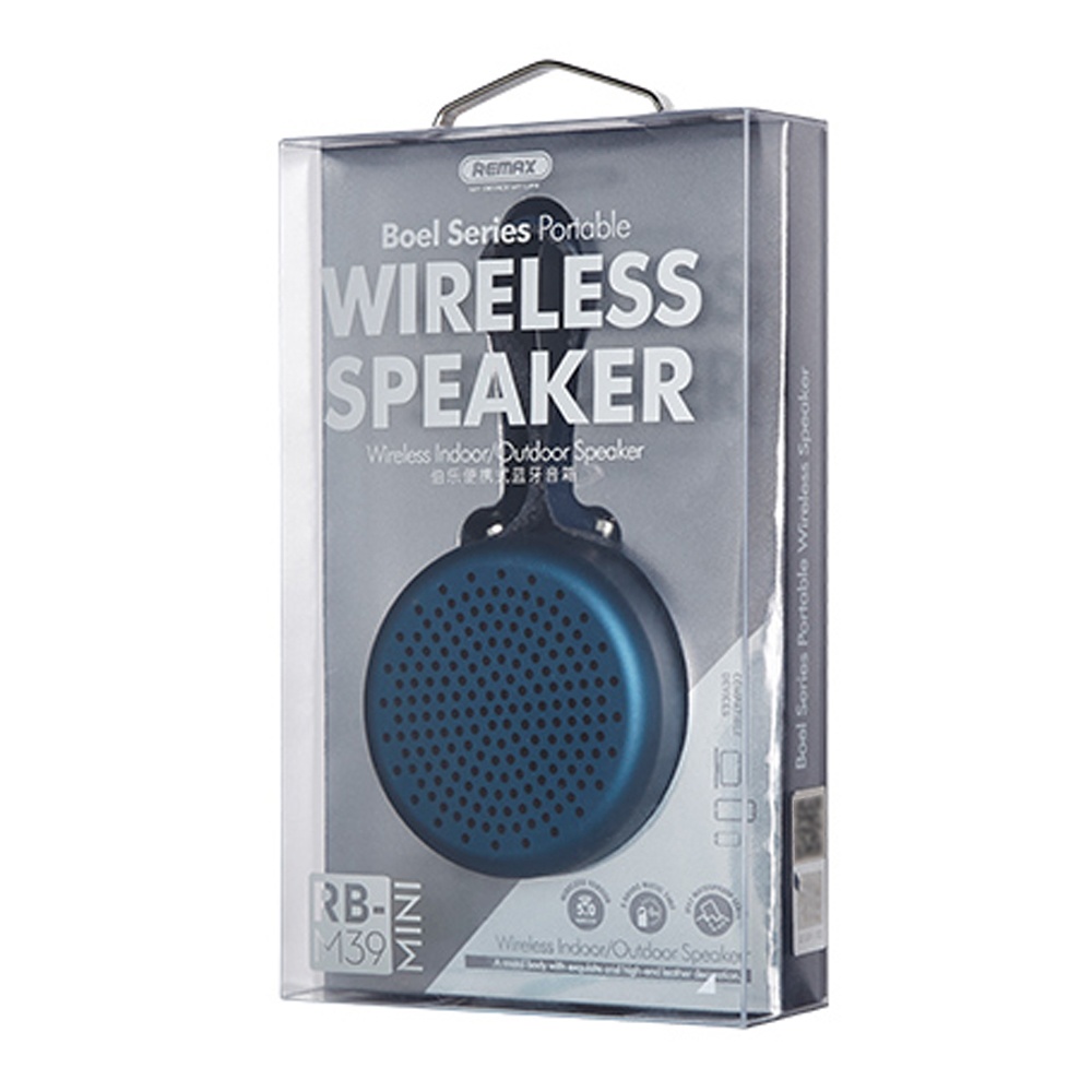 Портативная Bluetooth колонка Remax RB-M39 mini blue