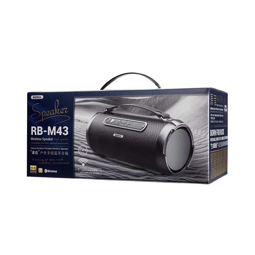 Портативная Bluetooth колонка Remax RB-M43 TWS black