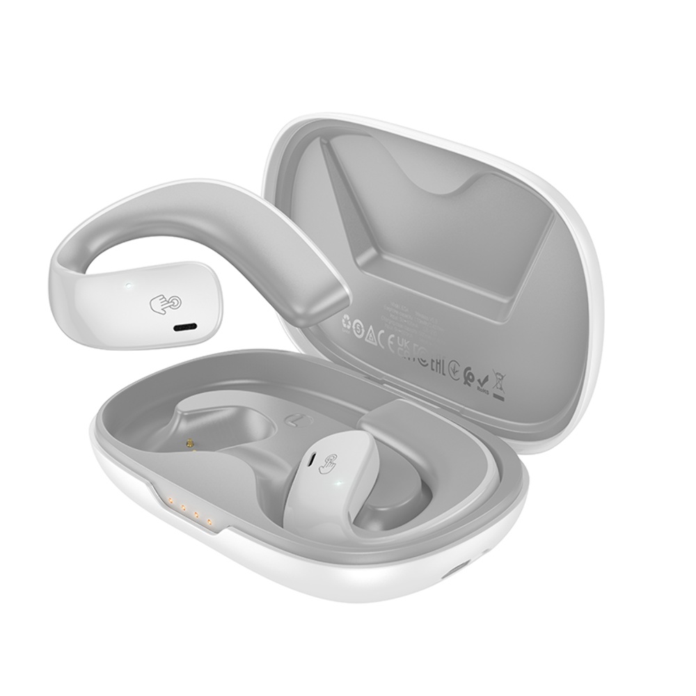 Беспроводные TWS наушники Hoco EQ4 открытые white