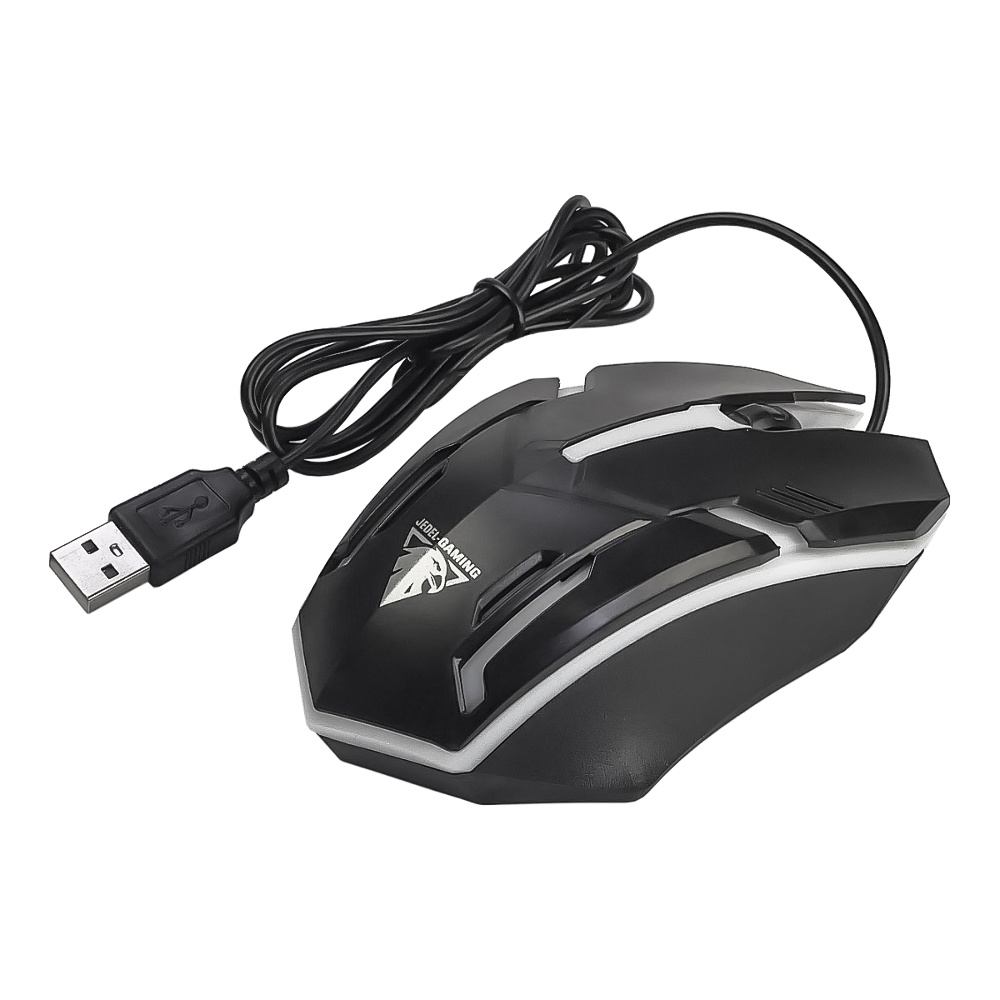 Игровая мышь Jedel M66 1000 DPI с RGB подсветкой черная