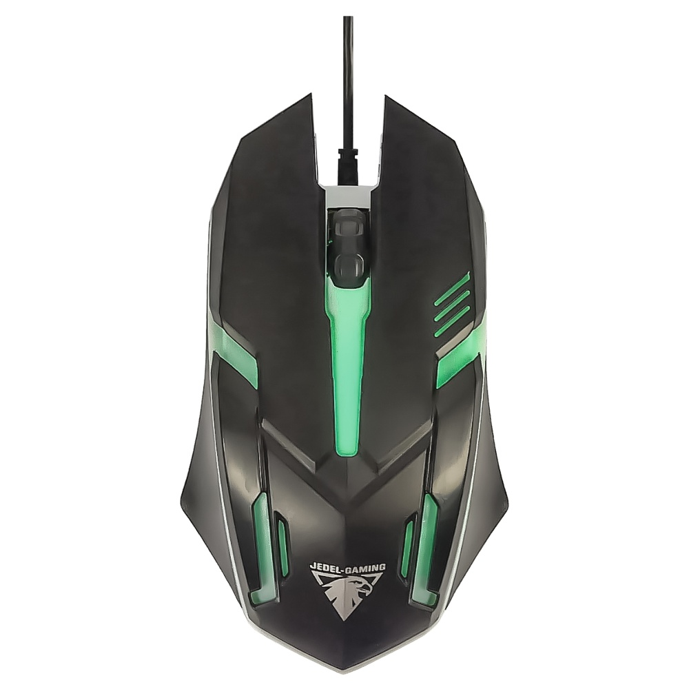 Игровая мышь Jedel M66 1000 DPI с RGB подсветкой черная