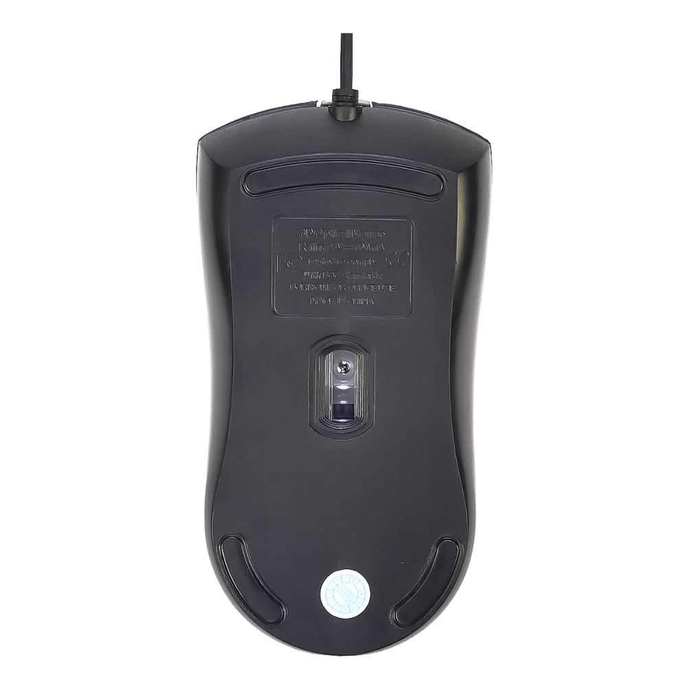Мышь Jedel M80 1600 DPI с RGB подсветкой черная
