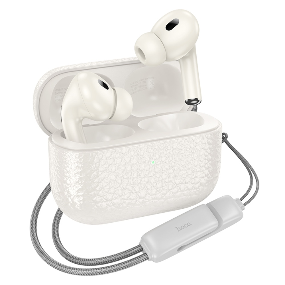 Беспроводные TWS наушники Hoco EQ9 Plus вакуумные milky white