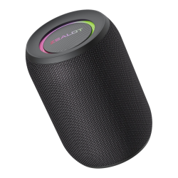 Портативная Bluetooth колонка ZEALOT S32 Pro TWS с LED подсветкой black
