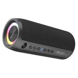 Портативная Bluetooth колонка ZEALOT S51 Pro TWS с LED подсветкой black