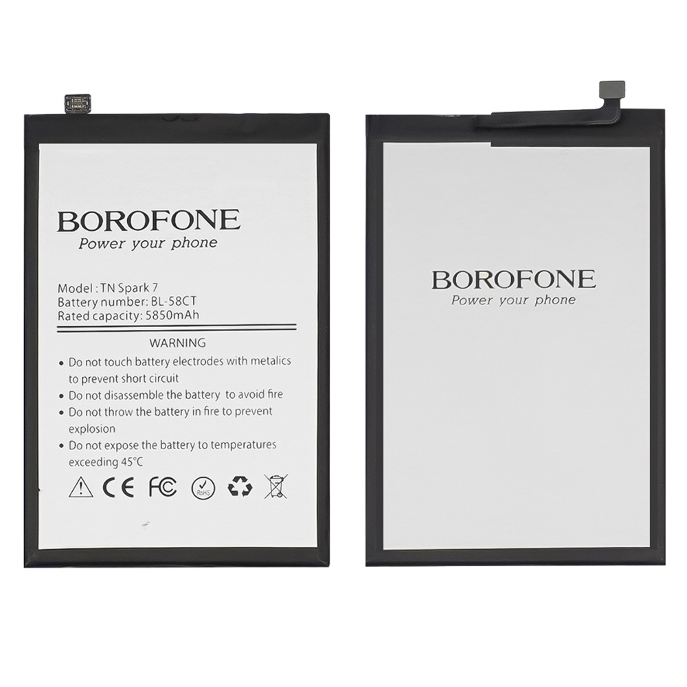 Аккумулятор Borofone BL-58CT для TECNO Spark 7