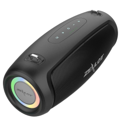 Портативная Bluetooth колонка ZEALOT S37L с LED подсветкой black
