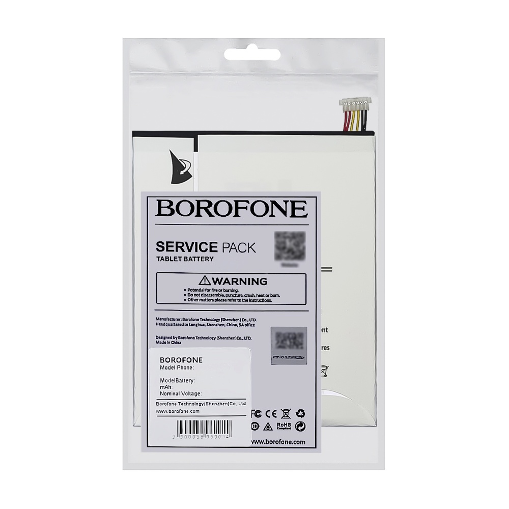 Аккумулятор Borofone EB-BT355ABE для Samsung T355/ T350/ T357