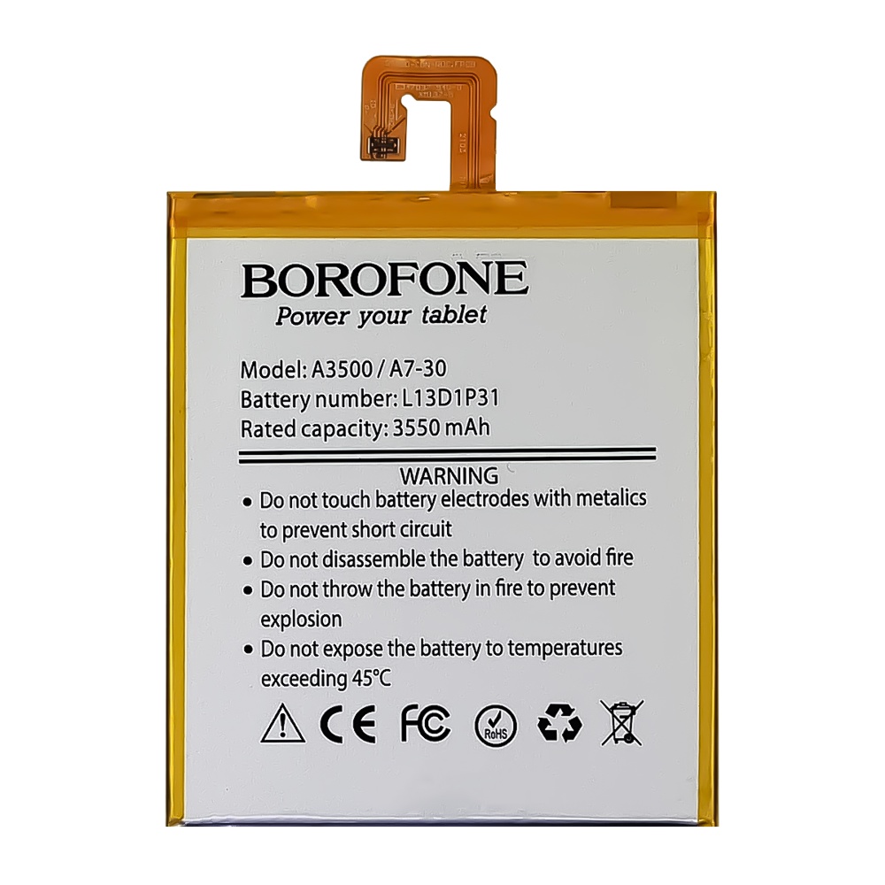 Аккумулятор Borofone L13D1P31 для Lenovo A3500/ A7-30/ TB-7304 Tab 7 Essential