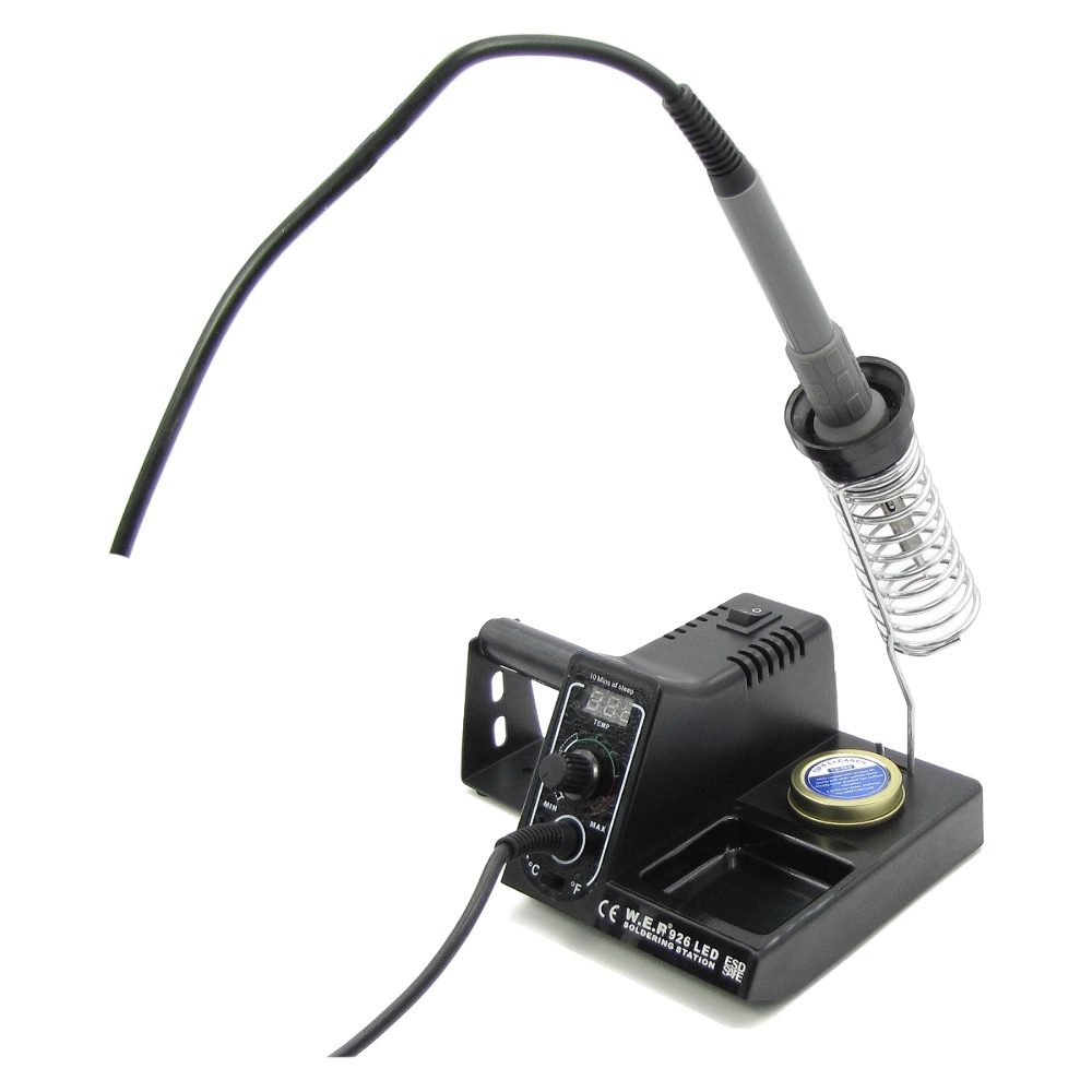 Паяльная станция WEP 926 LED, паяльник, цифровая индикация, 75W, 200-480 гр C