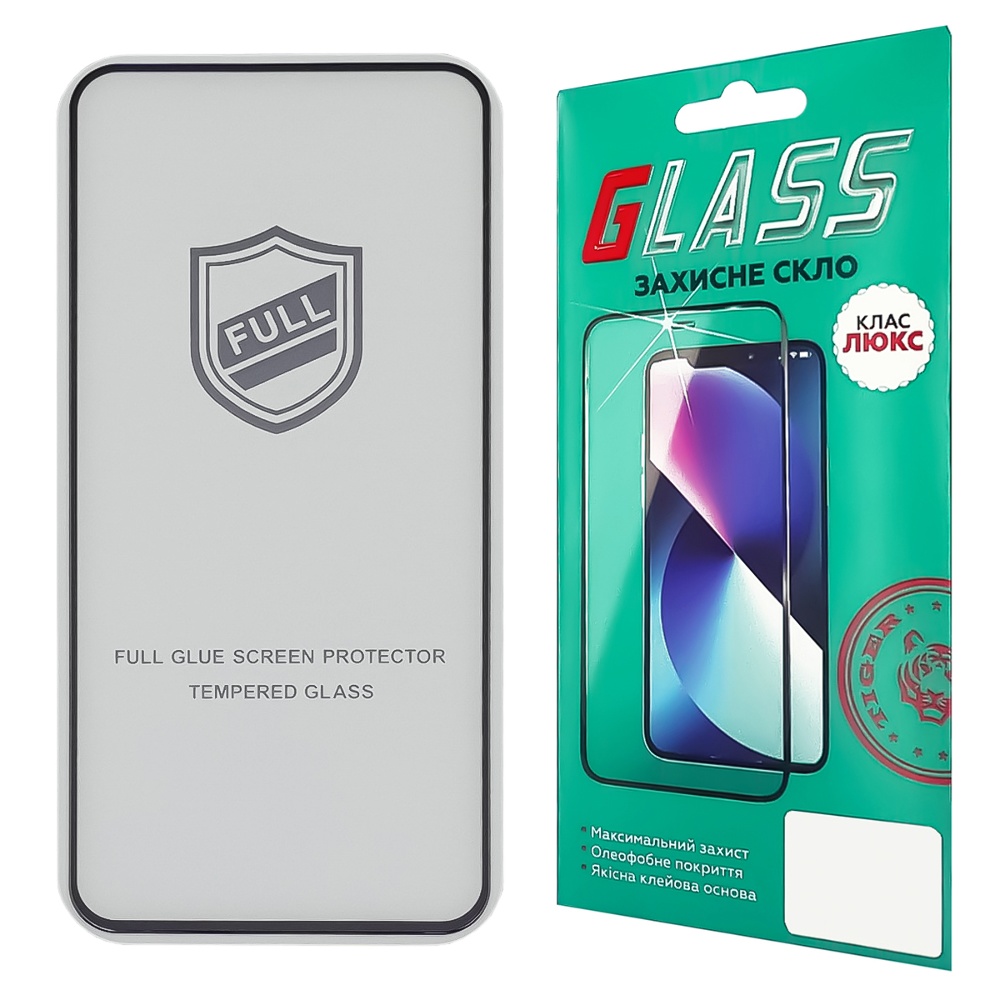 Защитное стекло для Samsung A356 A35 Full Glue (0.25 мм, 2.5D, чёрное) Люкс
