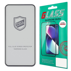 Защитное стекло для Samsung A556 A55 Full Glue (0.25 мм, 2.5D, чёрное) Люкс
