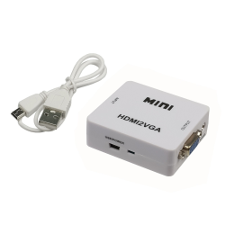 Конвертер HDMI to VGA white Конвертер HDMI to VGA white