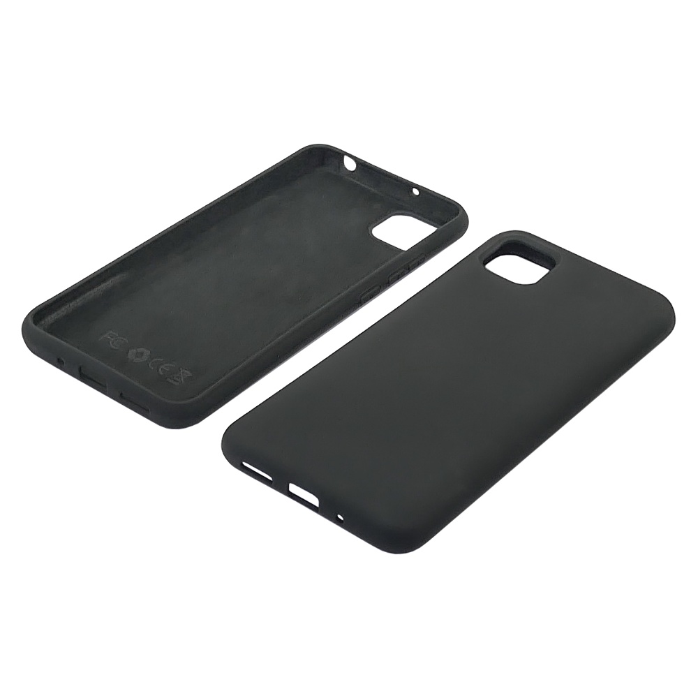 Чехол Full Nano Silicone Case для Xiaomi Redmi 9C/ Redmi 10A/ Poco C3 цвет  12 чёрный (без отверстия для сканера отпечатка пальца)