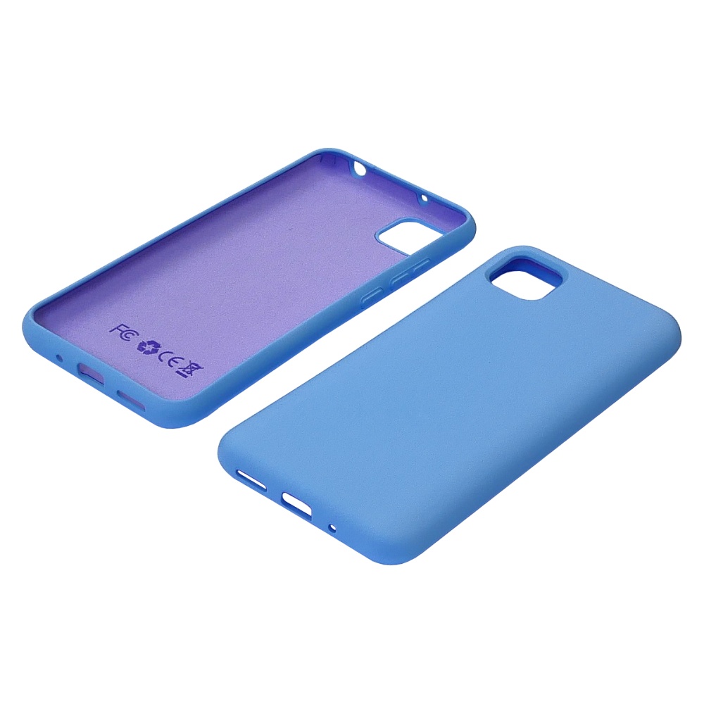 Чехол Full Nano Silicone Case для Xiaomi Redmi 9C/ Redmi 10A/ Poco C3 цвет  14 лавандовый (без отверстия для сканера отпечатка пальца)